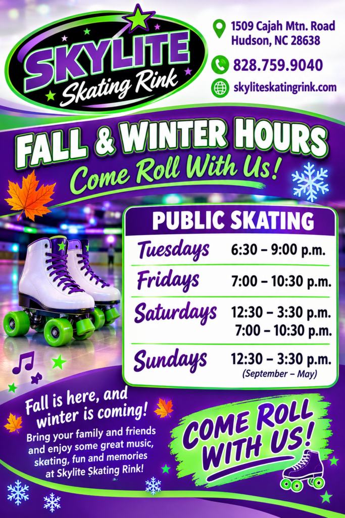 2026-2027 Fall and Winter Hours